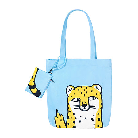 Swag Animal Leopard Tote Bag By 小野 Xaoye