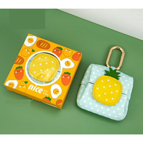 Storage Leather Bag Key Chain By BMCS Life