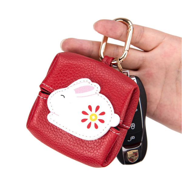 Storage Leather Bag Key Chain By BMCS Life