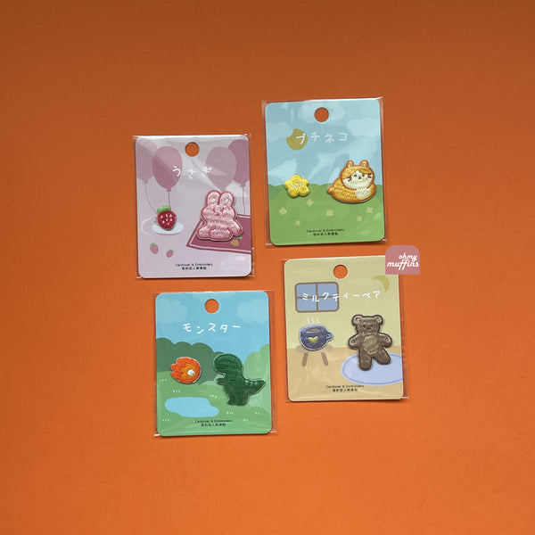 Cute Zoo Embroidered Sticker & Iron-On Patch