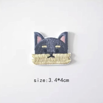 Dog Embroidered Sticker & Iron-On Patch