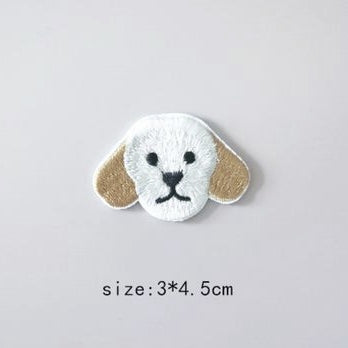 Dog Embroidered Sticker & Iron-On Patch