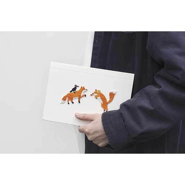 Fantasy Animal Amusement Park [ Fox ] Embroidered Sticker & Iron-On Patch