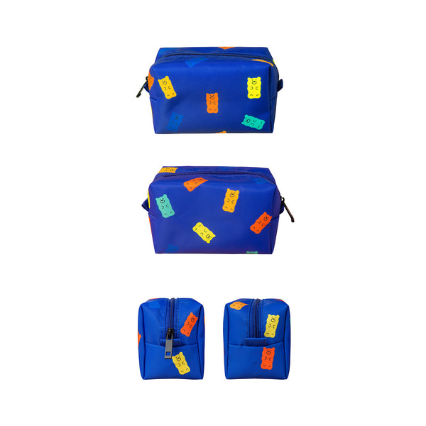 Gummy Bears [ Blue ] Box Cosmetics Pouch By Kiitos Life
