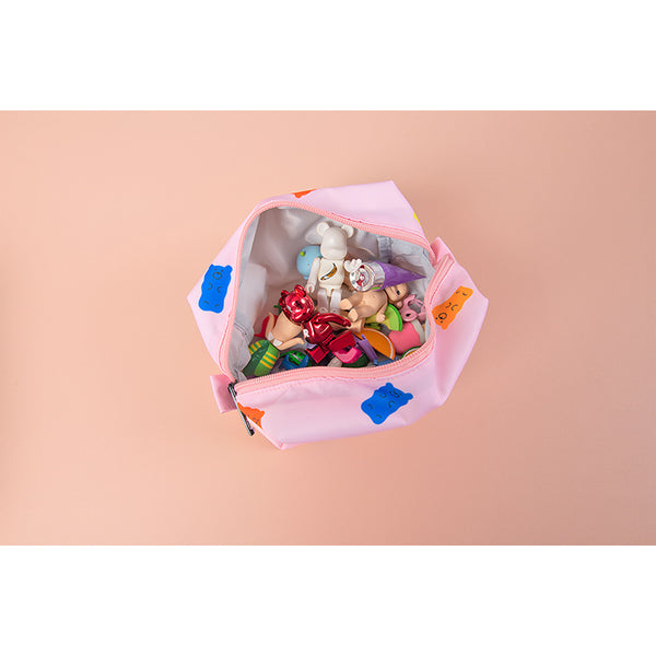 Gummy Bears [ Pink ] Box Cosmetics Pouch By Kiitos Life