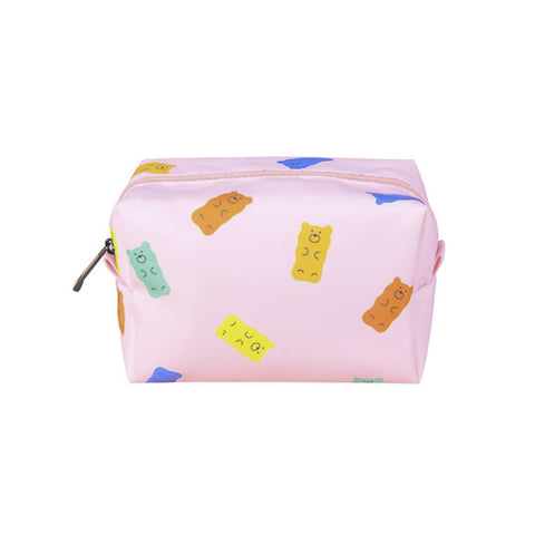 Gummy Bears [ Pink ] Box Cosmetics Pouch By Kiitos Life