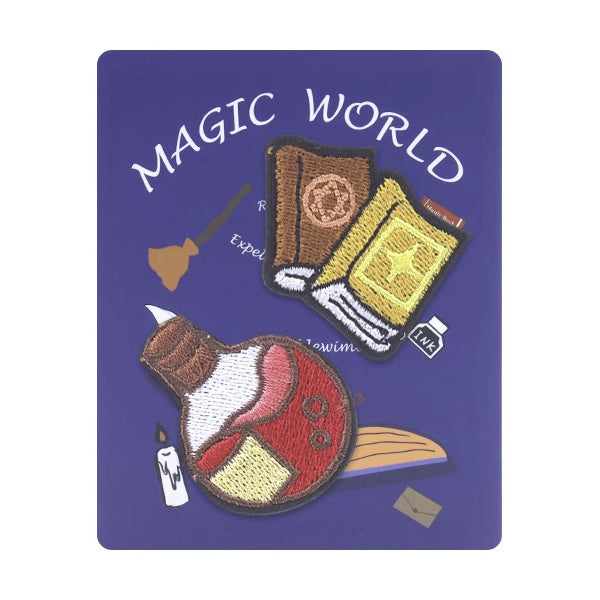 Magic World Embroidered Sticker & Iron-On Patch