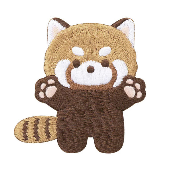 Red Panda Embroidered Sticker & Iron-On Patch