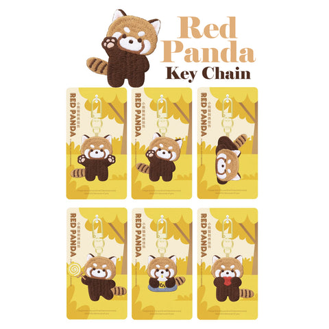 Red Panda Key Chain Bag Charm