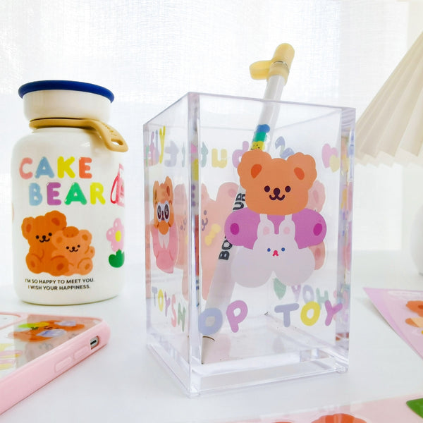 Cake Bear [Bonjour] Cute Stickers By Milkjoy