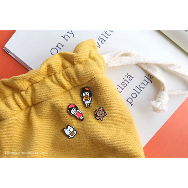 Aba Girl [Orange Cat] Pin By U-Pick