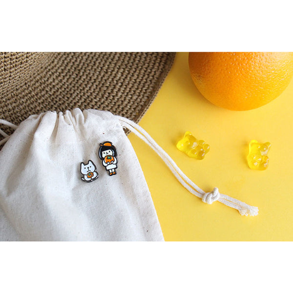 Aba Girl [Orange Cat] Pin By U-Pick