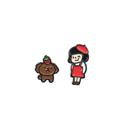 Aba Girl Strawberry Dog Pin By U-Pick