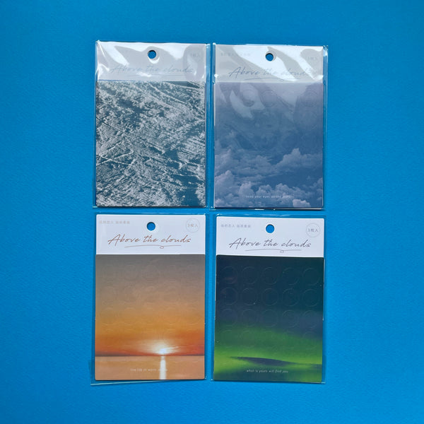 Custom Order For Ana - Above The Clouds Round Label Stickers