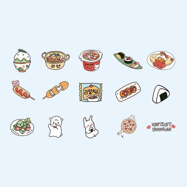 Afternoon Snack [Fast Food] Stickers Pack