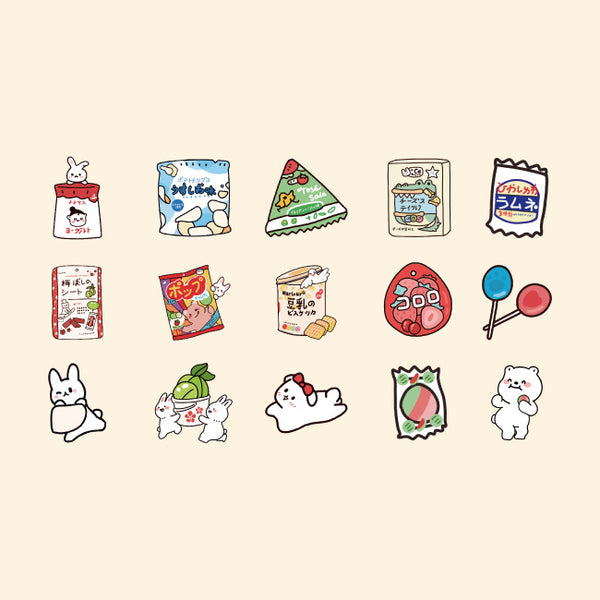 Afternoon Snack [Snack Party] Stickers Pack