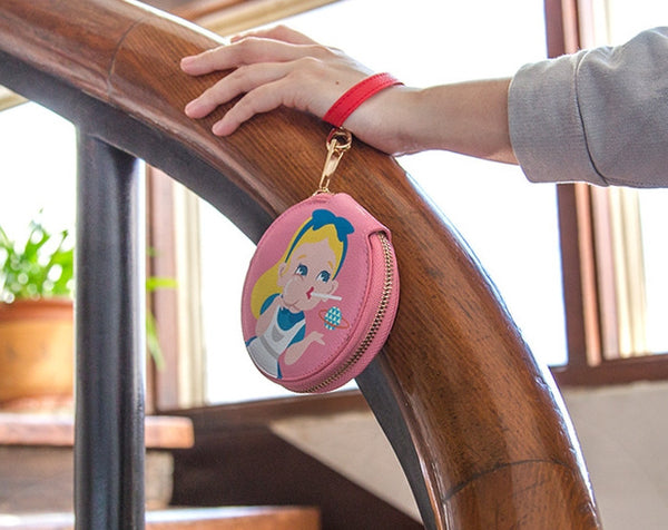 Princess Alice Pink Round Coin Pouch By Bentoy