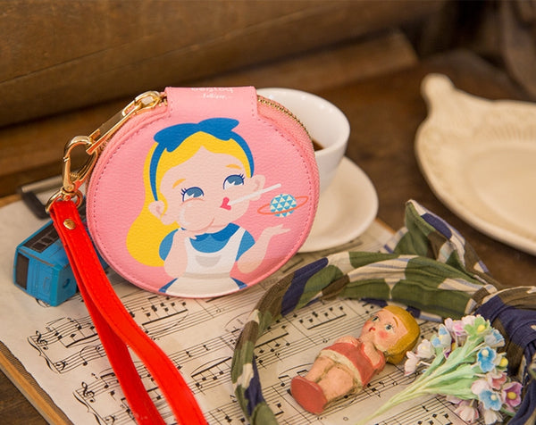 Princess Alice Pink Round Coin Pouch By Bentoy