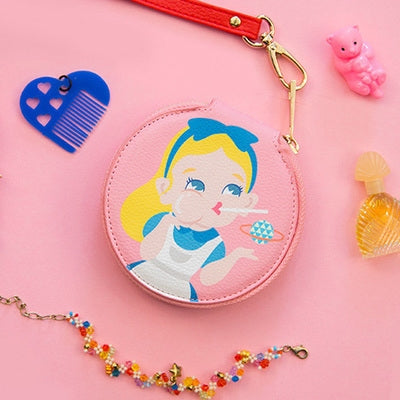 Princess Alice Pink Round Coin Pouch By Bentoy