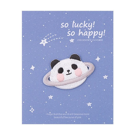 Animal Universe [Panda] Embroidered Sticker & Iron-On Patch