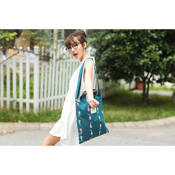 Whimsical [Koi Fish] Tote Bag By 八涂 BaTu
