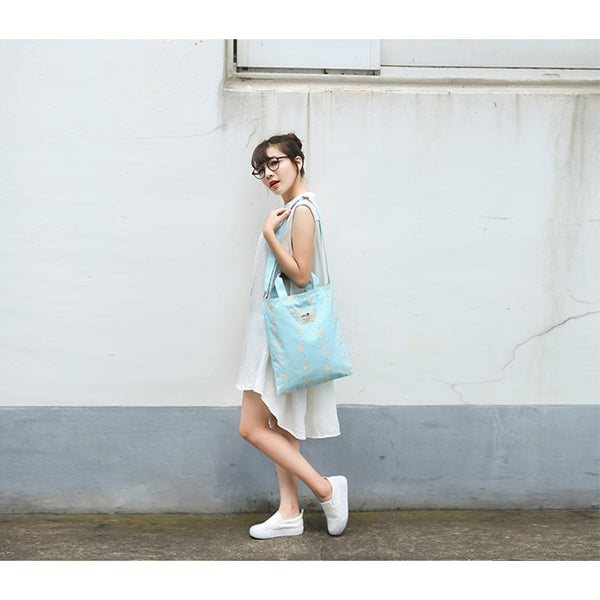Whimsical [Swimming] Tote Bag By 八涂 BaTu