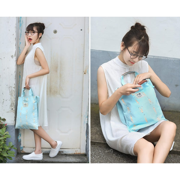 Whimsical [Swimming] Tote Bag By 八涂 BaTu