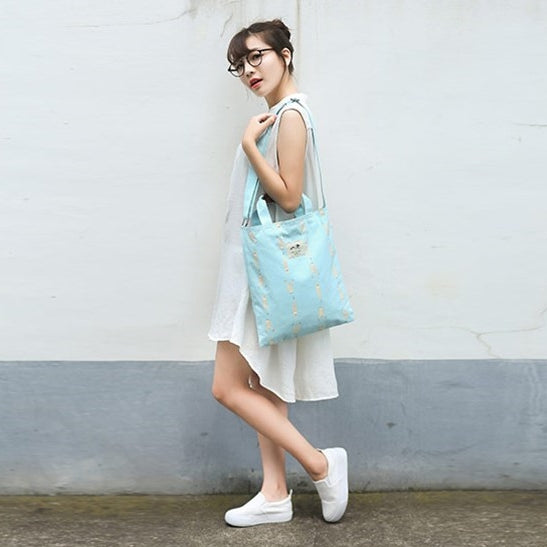 Whimsical Swimming Tote Bag By 八涂 BaTu