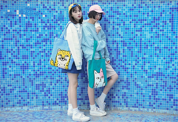 Swag Animal [Cat] Tote Bag By 小野 Xaoye