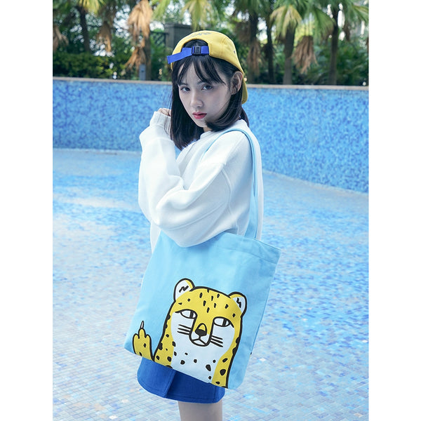 Swag Animal [Leopard] Tote Bag By 小野 Xaoye