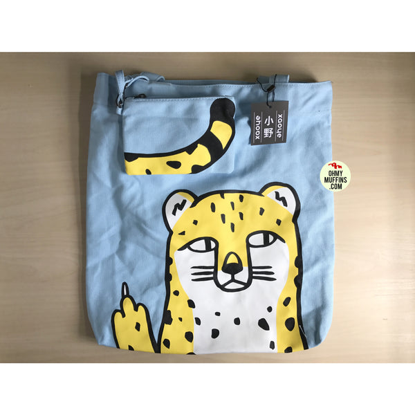 Swag Animal Leopard Tote Bag By 小野 Xaoye