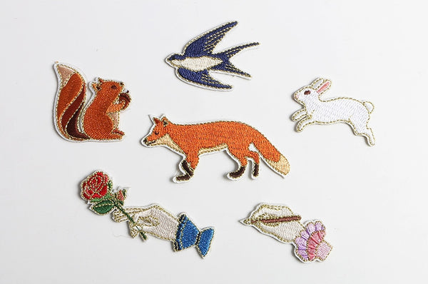Whimsical Animal Embroidered Sticker Patch