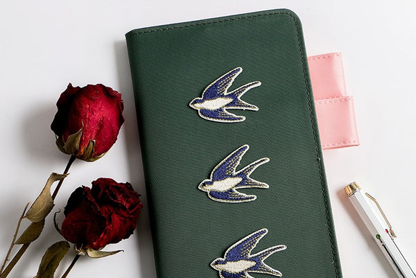 Whimsical Animal [Swallow] Embroidered Sticker Patch