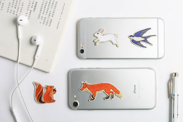 Whimsical Animal Embroidered Sticker Patch