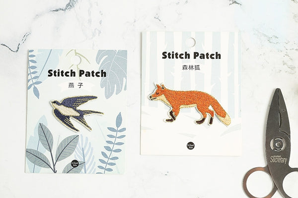 Whimsical Animal Embroidered Sticker Patch