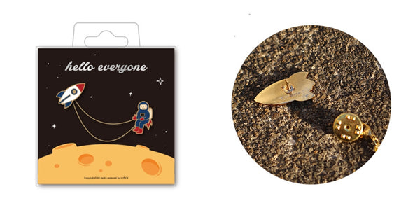Space [Astronaut Rocket] Pin By U-Pick