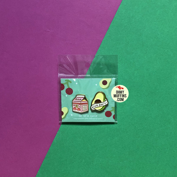 Avocado Cherry World Half Avocado Cherry Milk Pin By U-Pick