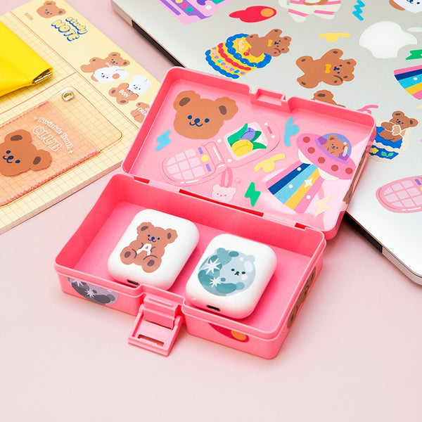Cake Bear [Astronaut] Cute Stickers By Milkjoy