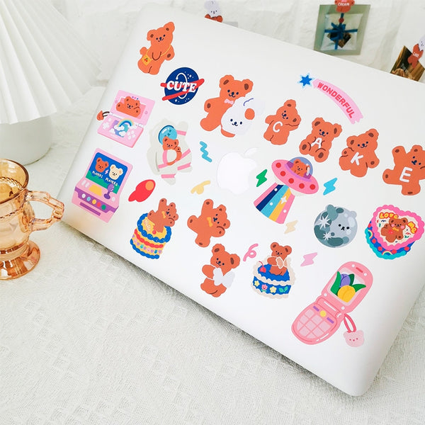 Cake Bear [The Original] Cute Stickers By Milkjoy