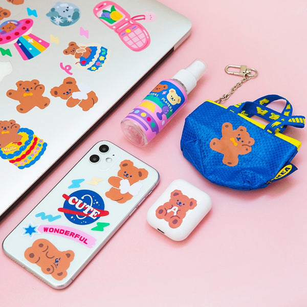 Cake Bear [Astronaut] Cute Stickers By Milkjoy
