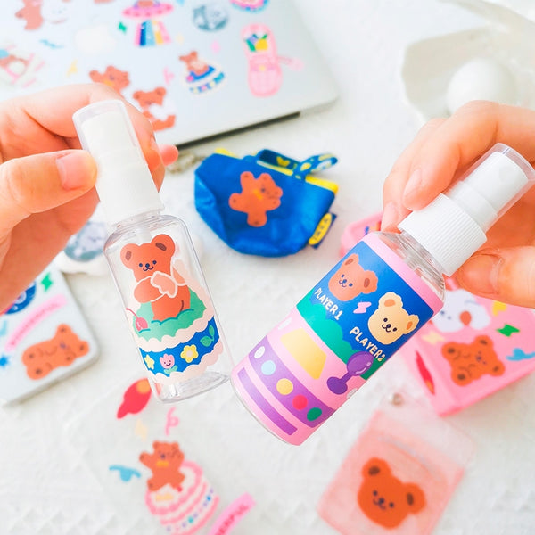 Cake Bear [Game Machine] Cute Stickers By Milkjoy