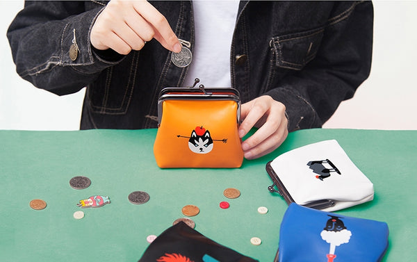 Ball Clasp [Fire Girl] Coin Purse By YIZI STORE