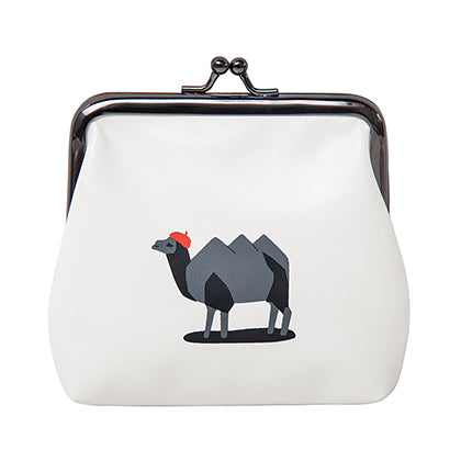 Ball Clasp Camel Coin Purse By YIZI STORE
