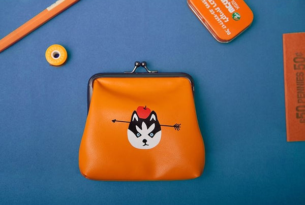 Ball Clasp Wolf Coin Purse By YIZI STORE