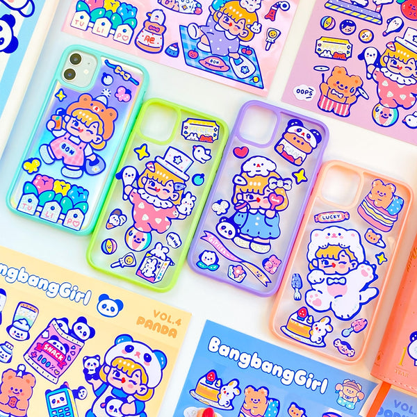 Bangbang Girl [Panda] Cute Stickers By Milkjoy