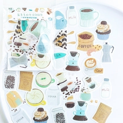 Beautiful Life Coffee Break Deco Stickers Pack