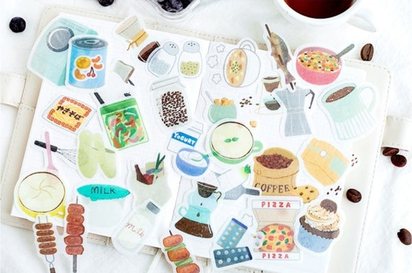 Beautiful Life Food Deco Stickers Pack