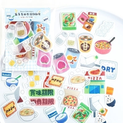 Beautiful Life Food Deco Stickers Pack