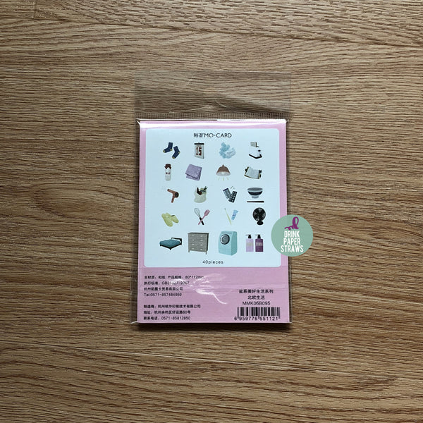 Beautiful Life Household Appliances Deco Stickers Pack