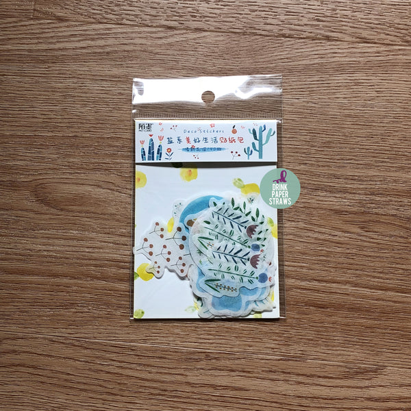 Beautiful Life Plants Cactus Deco Stickers Pack